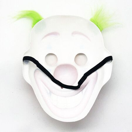 Joker Clown Mask, Arthur Fleck, Joaquin Phoenix, Joker Movie Halloween Mask White