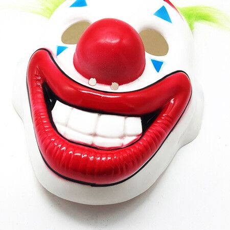 Joker Clown Mask, Arthur Fleck, Joaquin Phoenix, Joker Movie Halloween Mask White