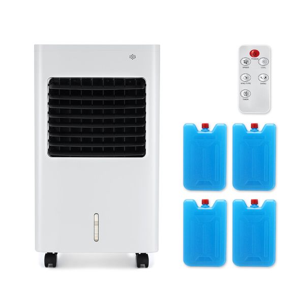 Maxkon Air Cooler Evaporative Purifier Humidifier Portable Cooling Fan 3 In 1 White and Black