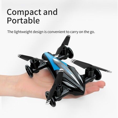 2021 Newest D85 2in1 Dron Air-Ground Flying Car 2.4G Dual Mode Racing Mini Drone Professional RC Car Quadcopter Drones Children Toys