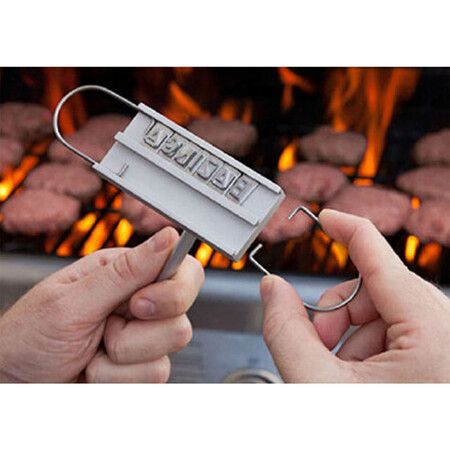 Barbecue Security Tools Stamp Hot Stamping Personality Changeable 55 Letters Steak Mold Barbecue Meat BBQ Tool Outdoor