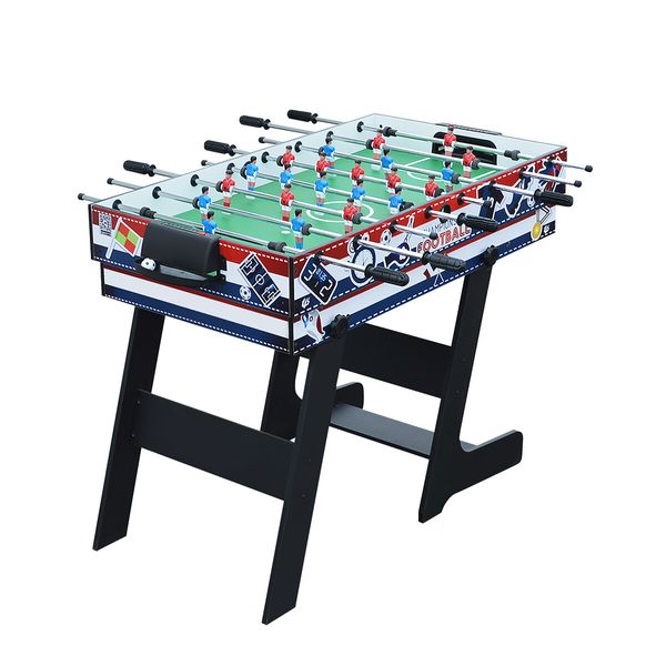 Soccer Gaming Table Foosball Football Game with Cup Holder 6 Balls 122x61x82cm