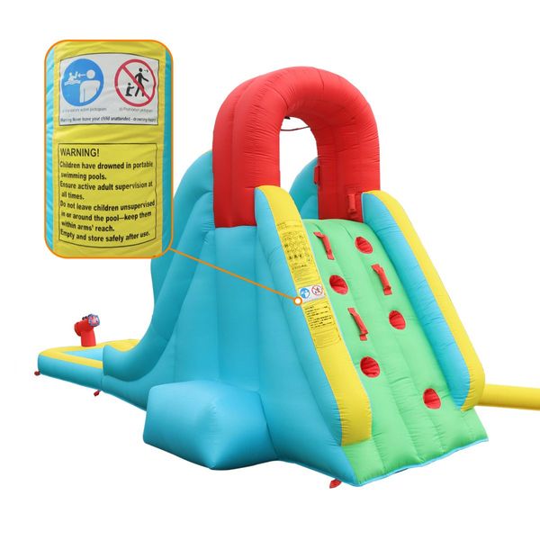 Inflatable Water Park Blow up Slide Jumping Castle Pool Toys Bouncer Outdoor 