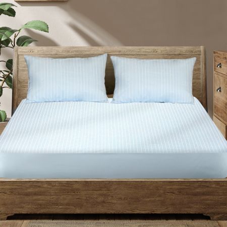 King Mattress Protector Pillowcases King Blue