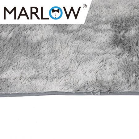 Marlow Floor Rug Shaggy Rugs Soft Large Carpet Area Tie-dyed Mystic 200x230cm