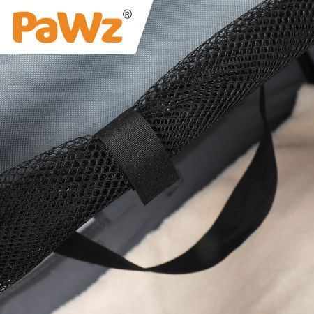 PaWz Pet Travel Carrier Kennel Folding Soft Sided Dog Crate For Car Cage Large L