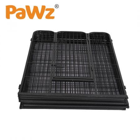 PaWz 8 Panel Pet Dog Playpen Puppy Exercise Cage Enclosure Fence Cat Play Pen 24''