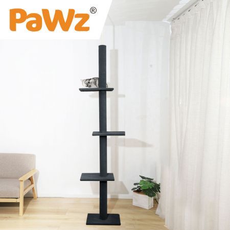 PaWz Cat Tree Scratching Post Scratcher Tower Condo House Furniture Ceiling High