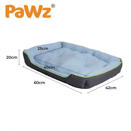 Pet Cooling Bed Sofa Mat Bolster Single