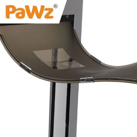 PaWz Aluminium Pet Access Door Dog Cat Dual Flexi Flap For Wooden Wall S