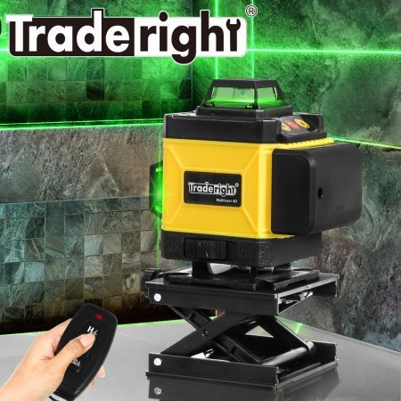 Laser Level Green Light 4D 16 Lines Auto Self Leveling 360 Degree Rotary Cross Measure