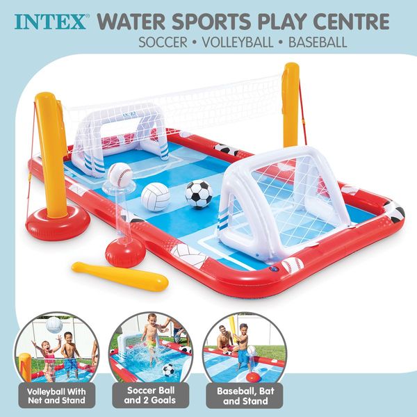 Intex 57147NP Action Sports Play Centre Soccer Volleyball Baseball