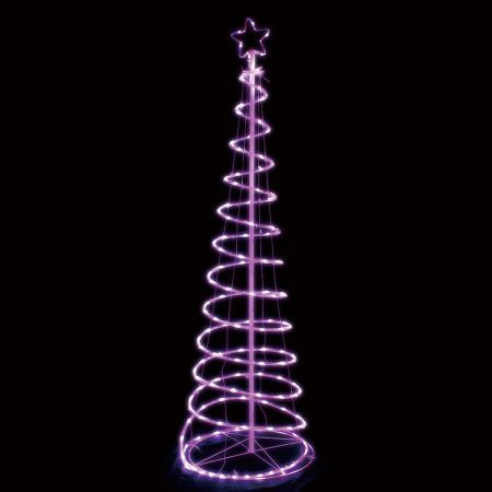 Stockholm Christmas Lights Smart LED Spiral Tree 180cm 135 LEDs Outdoor Decor