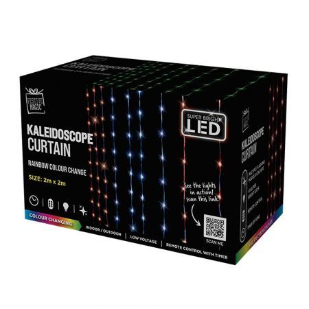 Stockholm Christmas Lights Smart LED Flex Wire Rainbow Curtain Colour Changing