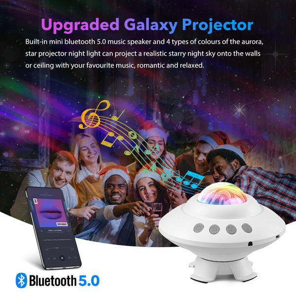 3D Nightlight Projector LED Galaxy Starry Light Aurora Lamp Birthday Lighting Decoration Party Supply 