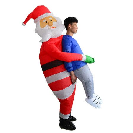 Inflatable costume, cosplay, disguise for Christmas