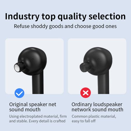 TWS ANC ENC Noise Cancelling Bluetooth Earphone Call Noise Reduction Earbuds COL.White