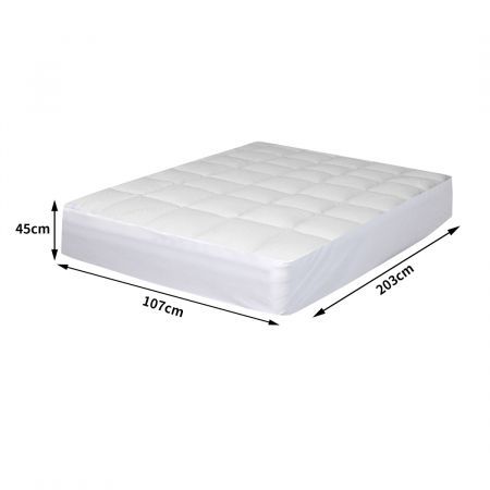 Mattress Protector Luxury Topper King Single