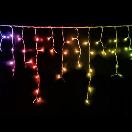 500 LED Curtain Fairy String Lights Wedding Outdoor Xmas Party Lights Warm White