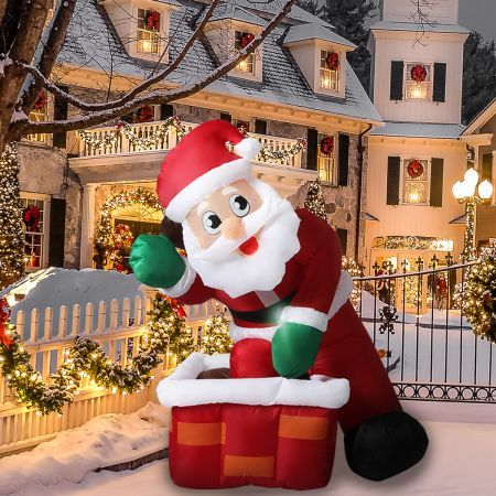 Inflatable Christmas Decor Santa