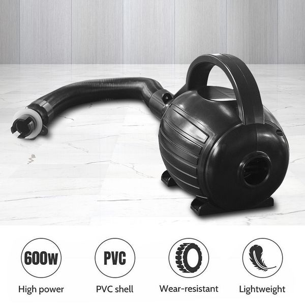 Electric Air Track Pump Portable Inflator for Airbeds Inflatables 600W 3 Nozzles