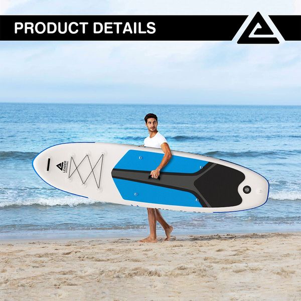 Stand Up Paddle Board SUP Paddleboard Inflatable Surfboard with Paddle Pump Leash  