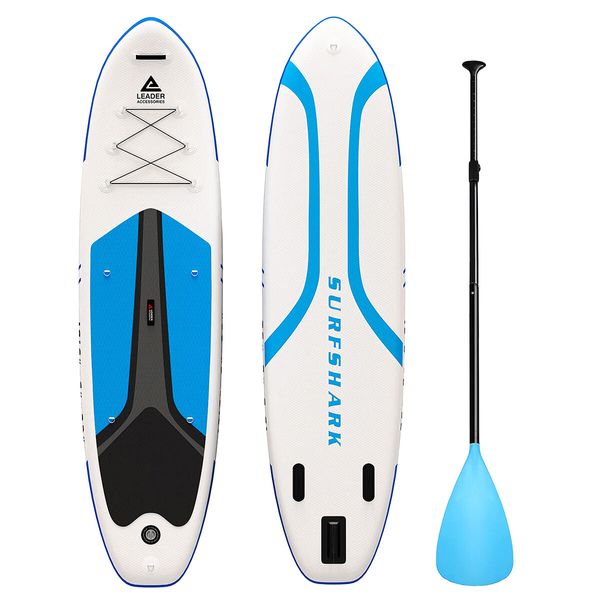 Stand Up Paddle Board SUP Paddleboard Inflatable Surfboard with Paddle Pump Leash  