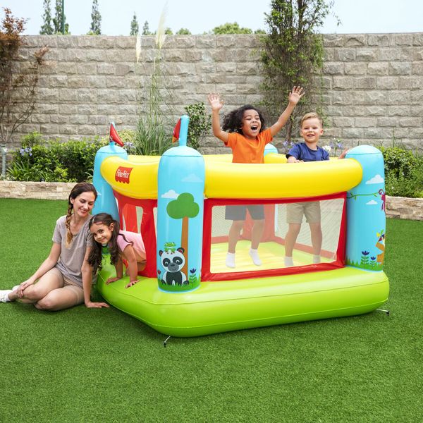 Bestway Inflatable Trampoline Bouncer Bouncy Castle Home Jumping Park for Kids