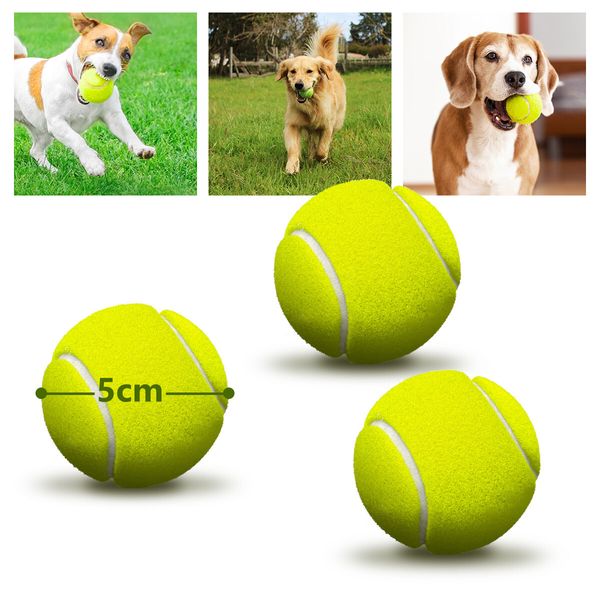 AFP Dog Ball Launcher Thrower Automatic Tennis Fetch Throwing Machine Adjustable Distance with 3 Balls