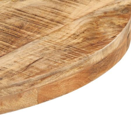 vidaXL Bistro Table Round diameter 50x75 cm Rough Mango Wood