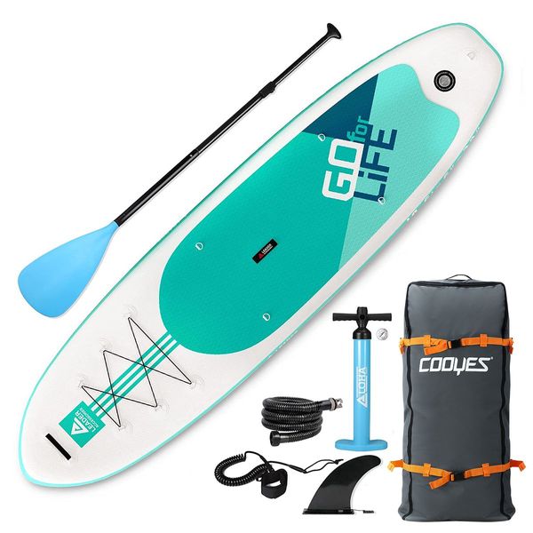 Inflatable Stand Up Paddle Board SUP Paddleboard Surfboard with Paddle Pump Leash Backpack