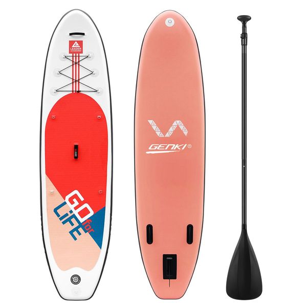 Inflatable Stand Up Paddle Board Paddleboarding SUP Surfboard with Paddle Backpack Leash Pump