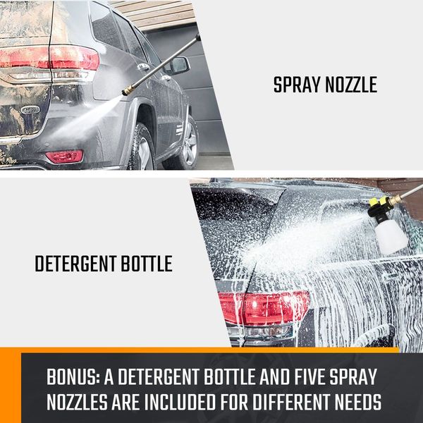 Powerful 3800Psi High Pressure Washer Cleaner For Building Vehicle Concrete Floor, Etc.