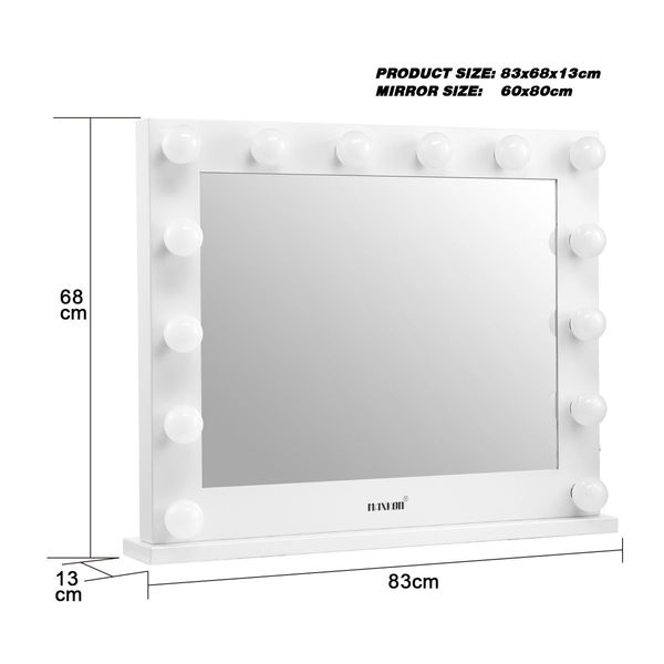 Dimmer Control Led Light Makeup Hollywood Vanity Mirror-Perfect For Makeup, Grooming, Dressing