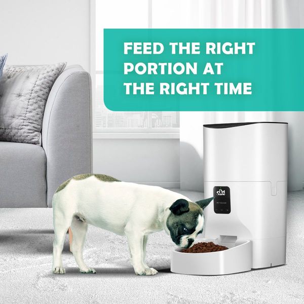 9L Wifi App Remote Control Automatic Pet Feeder Dog Cat Food Dispenser W/Voice Recorder 10 Meals/Day