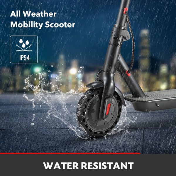 320W Folding & Light Motorized Electric E Scooter W/Shock-Absorp Tyre,App Control,25Km Range/Charge