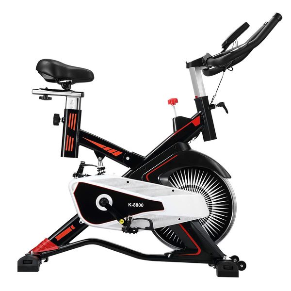 Spin Exercise Bike Stationary Bicycle Indoor Cycling W/Flat Ground,Stand Up,Off Road,Climb Modes