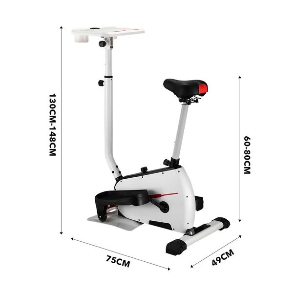 Sit/Stand Height&Resistance Adjustable Magnetic Elliptical Machine Cross Trainer Burn Fat Quickly