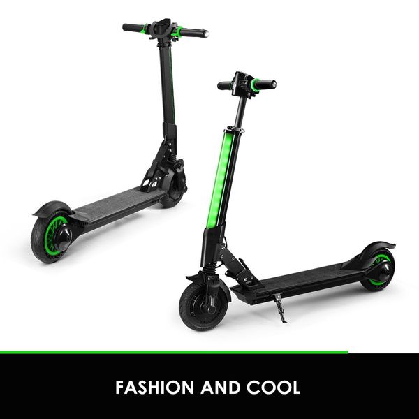 320W Folding Riding Scooter App Control W/15° Climbing Angle,Extendable Stem Great For Kid 120Kg Load