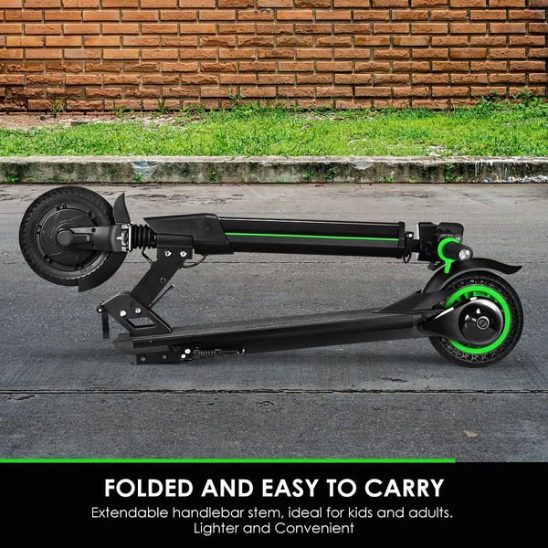 320W Folding Riding Scooter App Control W/15° Climbing Angle,Extendable Stem Great For Kid 120Kg Load