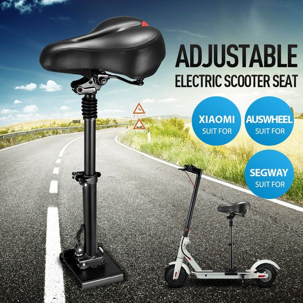 Xiaomi/Segway Electric Scooer Saddle Seat Well Padded Shock Absorption Design Height Adjustable