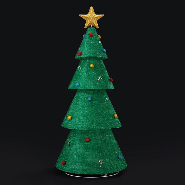 180CM 3D Christmas Tree Xmas LED Light Decorations Ornaments