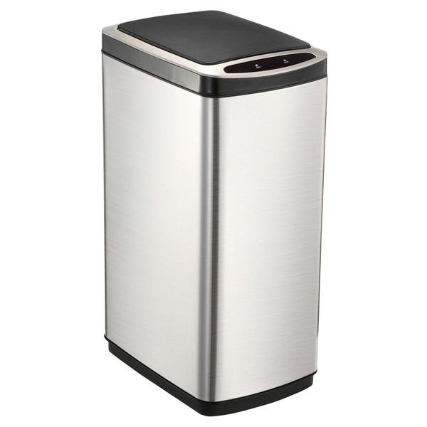 50L Kitchen Touchless Infrared Motion Sensor Bin Anti Rust Good Sealing No Smell Easy To Clean