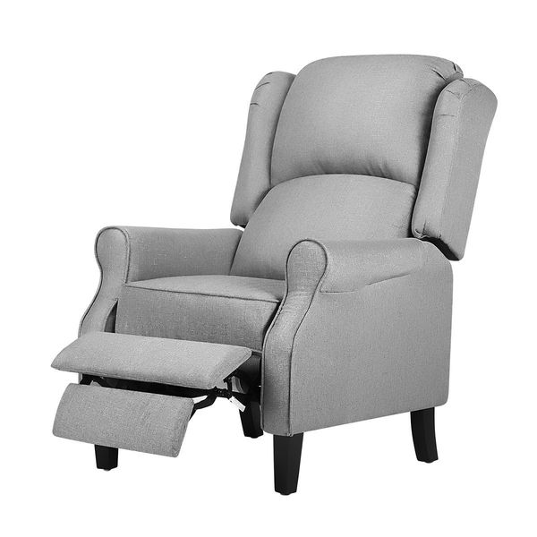 High Density Foam Thick Padded Recliner Chair Sofa W/Large Armrest Angle 100-135 Degree Adjustable