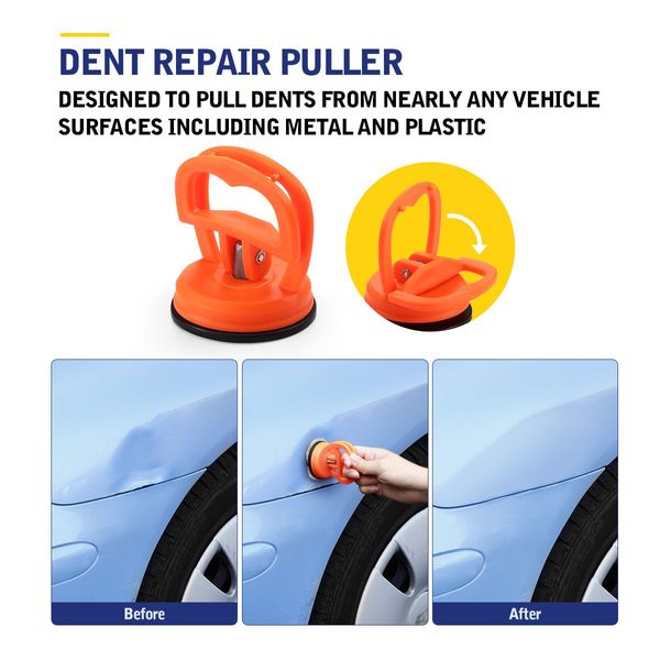 Pro Pdr 117 Pcs Paintless Dent Removal Puller Tool Car Damage Repair Kit Money Saving