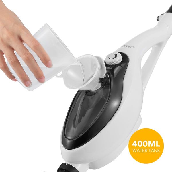 Effectively Sterilise Bacteria/Mites Steam Mop Cleaner W/Multi Nozzles For Floor,Carpet,Glass,Cloth