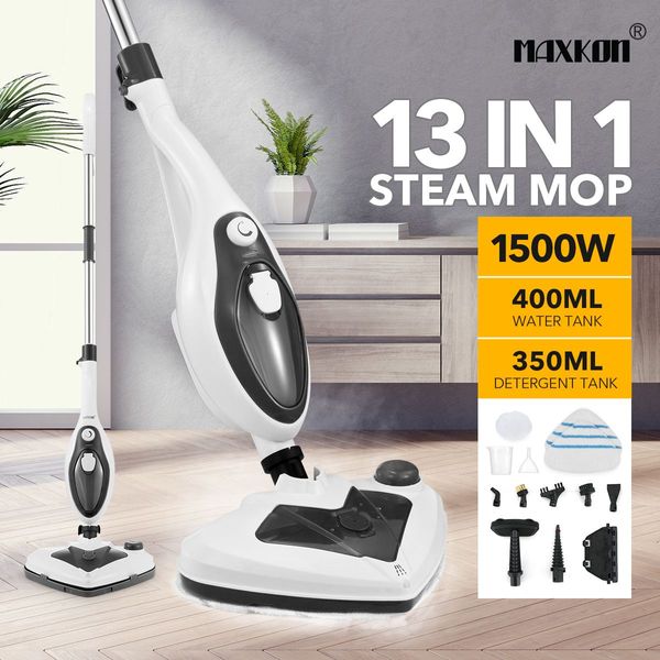 Effectively Sterilise Bacteria/Mites Steam Mop Cleaner W/Multi Nozzles For Floor,Carpet,Glass,Cloth