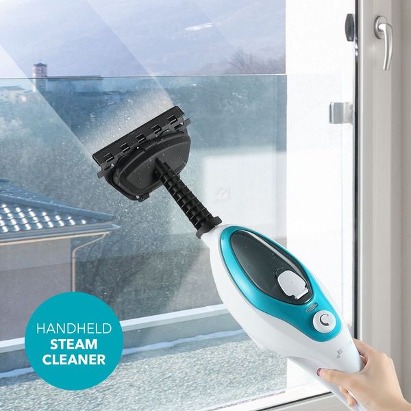 Effectively Sterilise Bacteria/Mite Steam Mop Cleaner W/Multi Nozzles For Floor,Carpet,Glass,Cloth