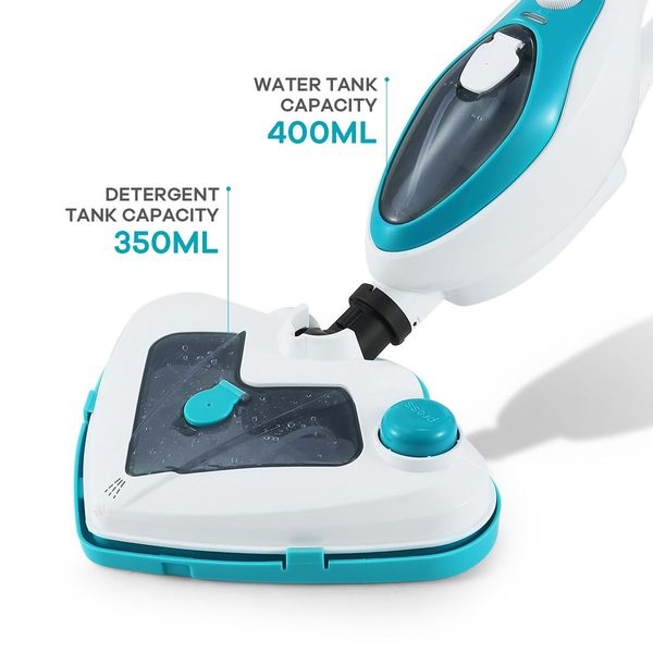 Effectively Sterilise Bacteria/Mite Steam Mop Cleaner W/Multi Nozzles For Floor,Carpet,Glass,Cloth