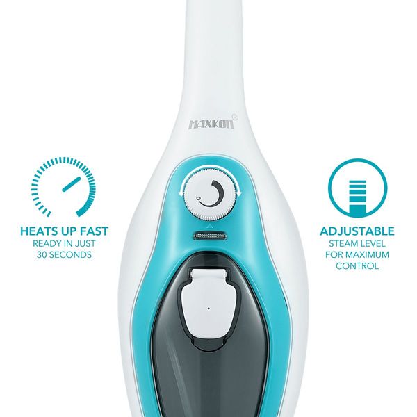 Effectively Sterilise Bacteria/Mite Steam Mop Cleaner W/Multi Nozzles For Floor,Carpet,Glass,Cloth